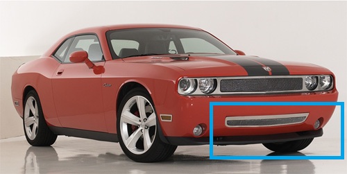 T-Rex Stainless Upper Class Bumper Mesh Grille 08-14 Challenger - Click Image to Close